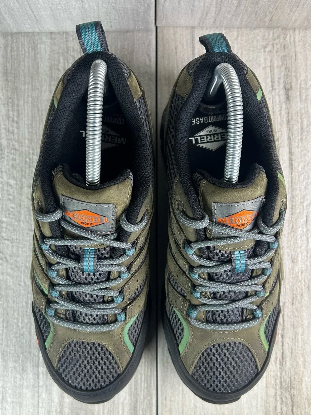 NEW Merrell Moab Vertex Vent Pewter Comp Toe Work Low Boot Shoe Men's Size 6